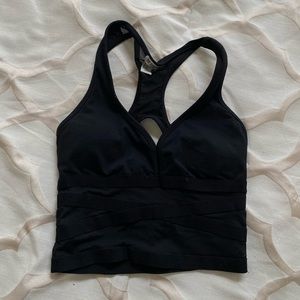 Mesh Black Sports Top
